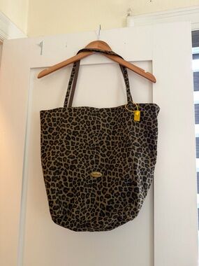 Leopard Print Tote Bag - Women